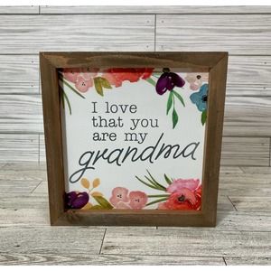 Grandma Gift Wooden Sign Tabletop